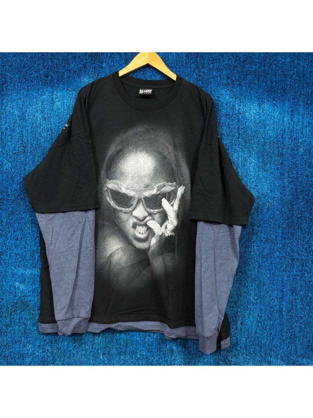 Rihanna Since 2005 R20 Baggy Pop Layered Long Sleeve Tee 2XL